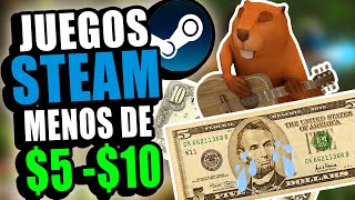 🎮JUEGOS de STEAM por MENOS de 5 y 10 DOLARES 2023 🎮 JuegoS Steam  SauKoz Time [upl. by Ailana]