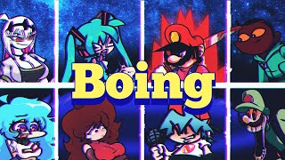 Boing but everyone sings it  FNF Cover  CyanBF [upl. by Akkina]