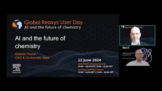 Global Reaxys User Day 2024  Keynote Presentation AI and the Future of Chemistry Morning Session [upl. by Adnoma]