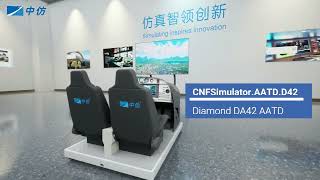 Diamond DA42 AATD CNFSimulatorAATDD42 advanced aviation training device [upl. by Aikahc]