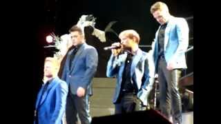 Westlife singing Queen Of My Heart live in Liverpool Echo Arena Tuesday 15th May 2012 [upl. by Notnelc874]