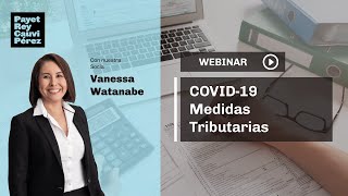 Webinar COVID 19  Medidas Tributarias [upl. by Salahcin]