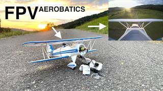 MORE FUN than EXPECTED  FPV Airplane Aerobatics  Lessons learned [upl. by Elbring]