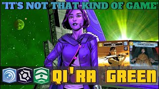 QiRa Green is REALLY STRONG   Shadows of the Galaxy  Star Wars Unlimited  GamePlay amp Deck Tech [upl. by Llabmik]