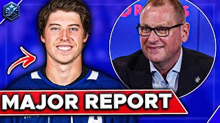 MAJOR Marner Contract Update Report Reveals HUGE Leafs Update  Toronto Maple Leafs News [upl. by Aer432]