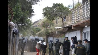 Violentas invasiones de terrenos en Cali Colombia [upl. by Odrick985]