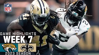 Jacksonville Jaguars vs New Orleans Saints  2023 Week 7 Game Highlights [upl. by Nedyah]