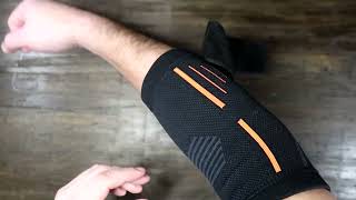 APOYO Elbow Brace Tennis Compression Sleeve [upl. by Newmark]