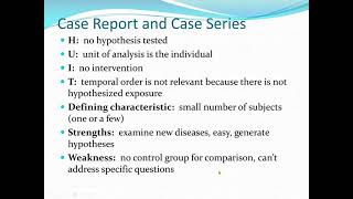 Epidemiology Research Methods Overview of Epidemiologic Study Designs [upl. by Edyth]