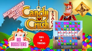 PLAY LEVEL 1601 OF CANDY CRUSH SAGA WITHOUT BOOSTERS  Our tips and tricks [upl. by Chase]