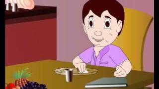 Teek Samay Per Khana Khavo  Animated Nursery Rhymes  KidsOne [upl. by Arim]