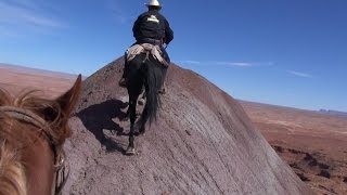 Monument Valley Land Of The Navajos Trail Ride with Missouri Fox Trotters [upl. by Yeblehs913]