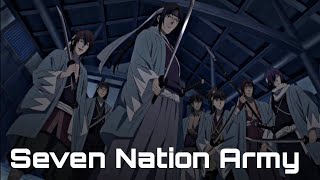 Hakuouki  Seven Nation Army  AMV [upl. by Saqaw]