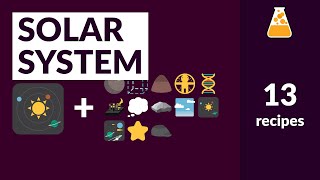 How To Use The SOLAR SYSTEM In Little Alchemy 2 [upl. by Shulamith240]