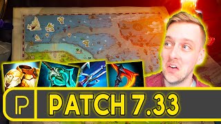 Biggest Dota Changes and a New Map  733 Patch Notes with Purge [upl. by Orlando633]