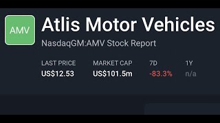 🔥Atlis Motor Vehicles AMV Stock💥 BUY NOW 💥 [upl. by Airret755]