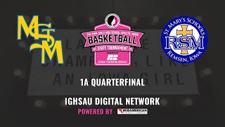 2024 IGHSAU State Basketball 1A Quarterfinal MartensdaleSt Marys vs Remsen St Mary’s [upl. by Sher]