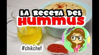 RECETA CASERA  Cómo hacer hummus de garbanzos  Vitamina C [upl. by Idnac611]