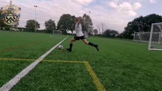 Year 7 Girls football at Lymm High School PE Extra Curricular Sports [upl. by Vil]