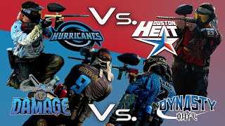 Dynasty vs Damage  Heat vs Hurricanes  2023 NXL Mid Atlantic Major  Lone Wolf Paintball [upl. by Nahgem]