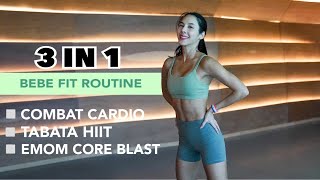 3in1รวมมิตร COMBAT CARDIO TABATA HIIT EMOM CORE BLAST [upl. by Hardden337]