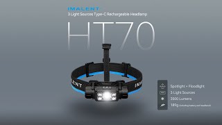 IMALENT HT70 Headlamp Triple Light Sources [upl. by Lucier]