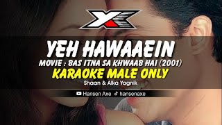 Yeh Hawaain Julfo Me Teri Karaoke  Male only [upl. by Osswald]