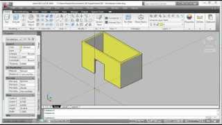 AutoCAD Subtracting Solid Objects [upl. by Xirtaeb845]