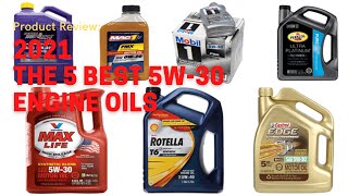 The 5 Best 5w30 Engine Oils [upl. by Nylahs209]