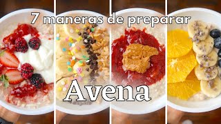 ¿ Cómo preparar avena para el desayuno   7 Recetas para el desayuno [upl. by Nydroj]