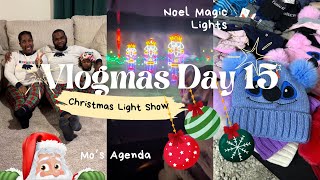 Vlogmas 2024  Day 15  Christmas Light Show [upl. by Merideth63]