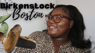 Birkenstock Boston Review New Comfort Sole [upl. by Sicnarf576]