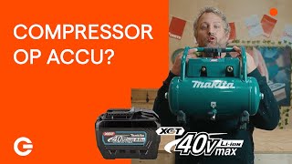 Accu Compressor Makita 40V XGT  Gereedschapcentrum [upl. by Noah]