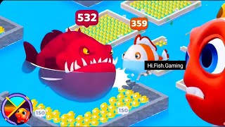 Fishdom Ads  Hungry Fish New Update 342 Fishdom Adsfishdom [upl. by Nesnah]