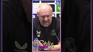 Sean Dyche on the boos surrounding Betos substitution in Evertons League Cup defeat by Southampton [upl. by Nivlem]