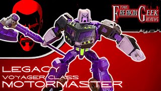 Legacy Voyager MOTORMASTER Animated EmGos Transformers Reviews N Stuff [upl. by Beghtol]