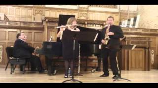 Trio 1 for Flute Alto Sax and Piano by Russell Peterson [upl. by Libre]