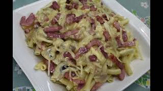 pate carbonara recette italienne super délicieux [upl. by Miru845]