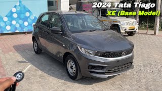 Tata Tiago XE  Base Model Price amp Features 2024 🔥 Tata Tiago Base Model 2024 [upl. by Zilla]