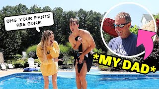 Dissolving Swimsuit Prank On Boyfriend [upl. by Lehcear]