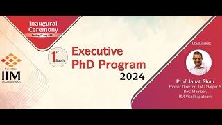 Exec PhD Inauguration [upl. by Lewellen796]