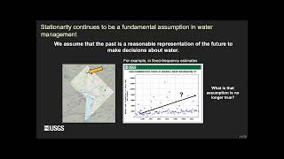 Addressing NonStationarity in FrequencyBased Streamflow Statistics by Dr Stacey Archfield [upl. by Bowler637]