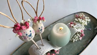 DIY  Schnelle OSTERDEKO  mit frischen BLUMEN  viele IDEEN [upl. by Ileray60]