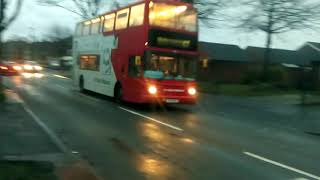 Alx400 nxwm bus route 47 Wednesbury via West Bromwich bus station [upl. by Zelazny]