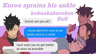 Kuroo sprains his ankle  bokuakakuroken timeskip [upl. by Michaelina]