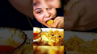 Mukbang Eating Chicken Lollpop Spicy Chicken Curry Chicken Pakodas With Rice And ASMR Salads Eating [upl. by Atnovart]