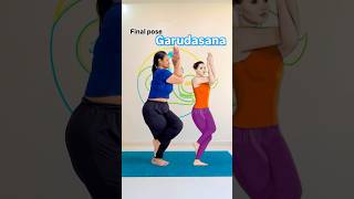 Garudasana garba bollywood newsong yogalove dance standingyoga [upl. by Elocyn]