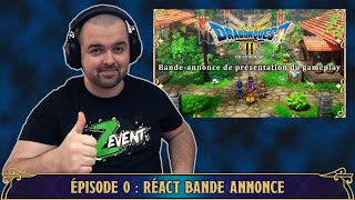 Réact Bande Annonce 🏰 Épisode 0 🐲 Dragon Quest 3  HD2D [upl. by Akelam377]