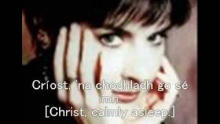 Enya Silent Night in Irish Christmas Lyrics [upl. by Healion52]