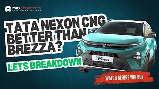 Tata Nexon CNG vs Brezza CNG Which SUV is the REAL Powerhouse [upl. by Minta460]